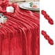 thumbnail image 1 of Corredor de Mesa Wokceer Paquete de 2, 89x305 cm, Rojo Gasa, 1 of 8