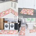 thumbnail image 5 of Pioneer Flower Floral Print Pattern Kitchen Rugs Sets Of 2, Anti Fatigue Non Slip Washable Floor Mats for Kitchen Sink Laundry, 17X30 Inch + 17X47 Inch, 5 of 6