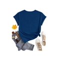 thumbnail image 2 of Playera blusa De Capybara Comiendo Helado Capibara Ropa De Mujer Chic Color Azul Talla Grande Marca Emil SaEs, 2 of 4
