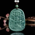 thumbnail image 4 of Genuine Jade Dragon Necklace, Natural Grade A Jade Pendant, Lucky Jade Necklace, Jade Amulet Necklace, Delicate Jade Jewelry Gift, 4 of 5