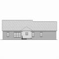 thumbnail image 3 of The House Designers: THD-5749 Builder-Ready Blueprints to Build a Country House Plan with Basement Foundation (5 Printed Sets), 3 of 7
