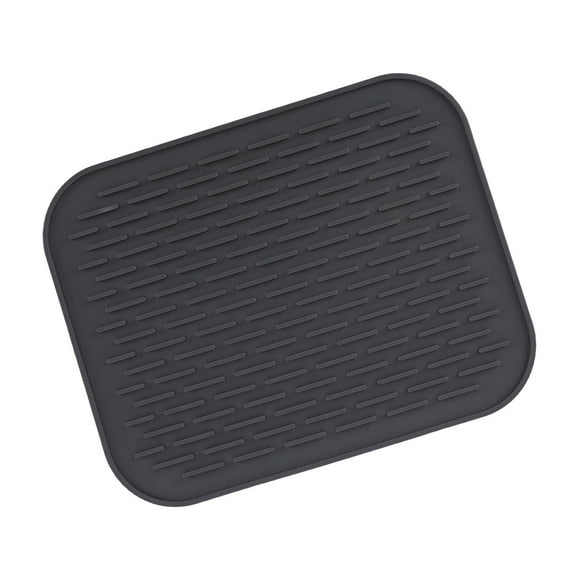 Bowl Dish Drain Pad, Rectangle Drainage Pad Kitchen Utensils Shelving Rack Insulation Pad Kitchen Insulation Anti Skid Silicone Pad Placement For Kitchen Utensils Bowls Plates