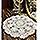 thumbnail image 5 of Mantel de algodón TANGJMXG Tejido a crochet Blanco Hecho a mano Redondo 15.7 pulgadas 2 piezas, 5 of 5