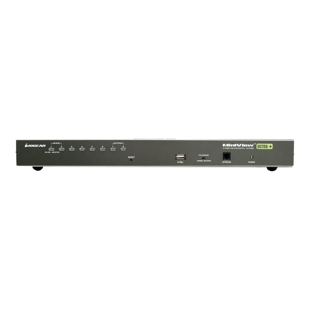 IOGEAR MiniView GCS1808 8-Port VGA Combo KVM Switch - KVM / USB switch - 8 x KVM / USB - 1 local user - rack-mountable - TAA Compliant - for IOGEAR GCL1908W, GCL1916W