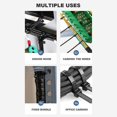 thumbnail image 4 of 100 Pack Long Cable Ties - 350mm X 8mm - Uv Resistant - 50kg Tensile Strength - Black, 4 of 5