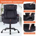 thumbnail image 5 of BestOffice Big & Tall Pu Leather Ergonomic High Back Executive Office Chair Black, 5 of 7