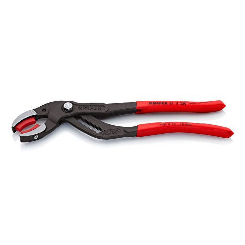 Knipex 10" Pipe Gripping Pliers w/ Replaceable Plastic Jaws for Tube Fittings and Connectors