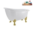 thumbnail image 4 of 53'' Streamline N487BGL-BGL Soaking Clawfoot Tub and Tray with External Drain, 4 of 12
