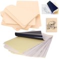 thumbnail image 1 of WWS-Tattoo Fake Skin with Transfer Paper - 40Pcs Tattoo Skin and Tracing Paper Kit for Practice Including 20Pcs Tattoo Practice Skin and 20Pcs Thermal Stencil Transfer Paper for Tattoo Kit, 1 of 4