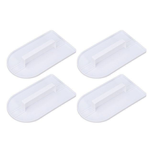 Más Suave Para Glaseado De Fondant, Raspador Para Decoración De Pasteles, Práctico, 8 Piezas, Ranuras Suaves Para Mazapán