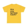 thumbnail image 2 of Are you serious Clark #22 Women's Basketball T-Shirt Unisex Cotton Tee, 2 of 4