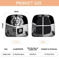 thumbnail image 3 of Lion Reading Newspaper Seat Covers for Dining Room Chairs Set Of 6,Stretch Printed Washable Chair Seat Cover with Elastic Ties and Button,Removable Waterproof Couch Cushion Covers, 3 of 6