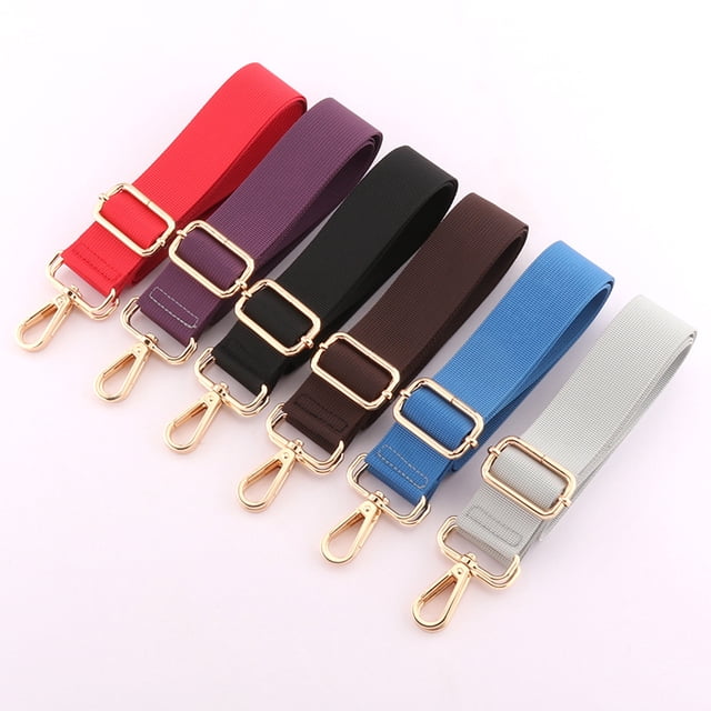 Bolso de color sólido de 3,8 mm con accesorios de equipaje, cinturón de repuesto para mochila escolar, cinturón ajustable para mochila de estudiante