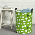 thumbnail image 7 of KLL Funny Sheep Doing Yoga Waterproof Foldable Laundry Hamper Bucket with Handles for Storage Bin,Kids Room,Home Organizer (Medium ), 7 of 7