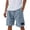 Sky Blue, variant on BRANROY Men's Casual Linen Blend Shorts Summer Fashion Sports Textured Soft Breathable Elastic Drawstring Relaxed Fit,Army Green L