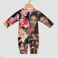 thumbnail image 4 of Selena Quintanilla Baby Long Sleeve Footless, Infant Playsuit Romper Jumpsuits for Boys Girls, 4 of 8