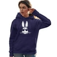 thumbnail image 2 of Go All Out Bunny Face With Sunglasses Sweatshirt Hoodie Mens/Youth, 2 of 4