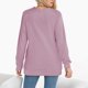 thumbnail image 4 of Gibobby Sudadera oversize mujer Sudaderas de Halloween para mujer de gran tamaño camisetas de otoño y día festivo con cuello redondo(Rosa,XG), 4 of 5