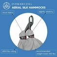 thumbnail image 4 of Aum Active Aerial Silk Yoga Hammock & Swing for Home, Inversion Exercises, Starter Kit for All Levels - Durable with Extension Straps, Carabiners, and Pose Guide, 4 of 4