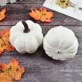 thumbnail image 6 of SHIMELE 8-Pack Artificial Mini Pumpkins – Lifelike Fall Cucurbit Décor for Thanksgiving, Halloween, Harvest Party, Farmhouse Home Decoration, 6 of 9