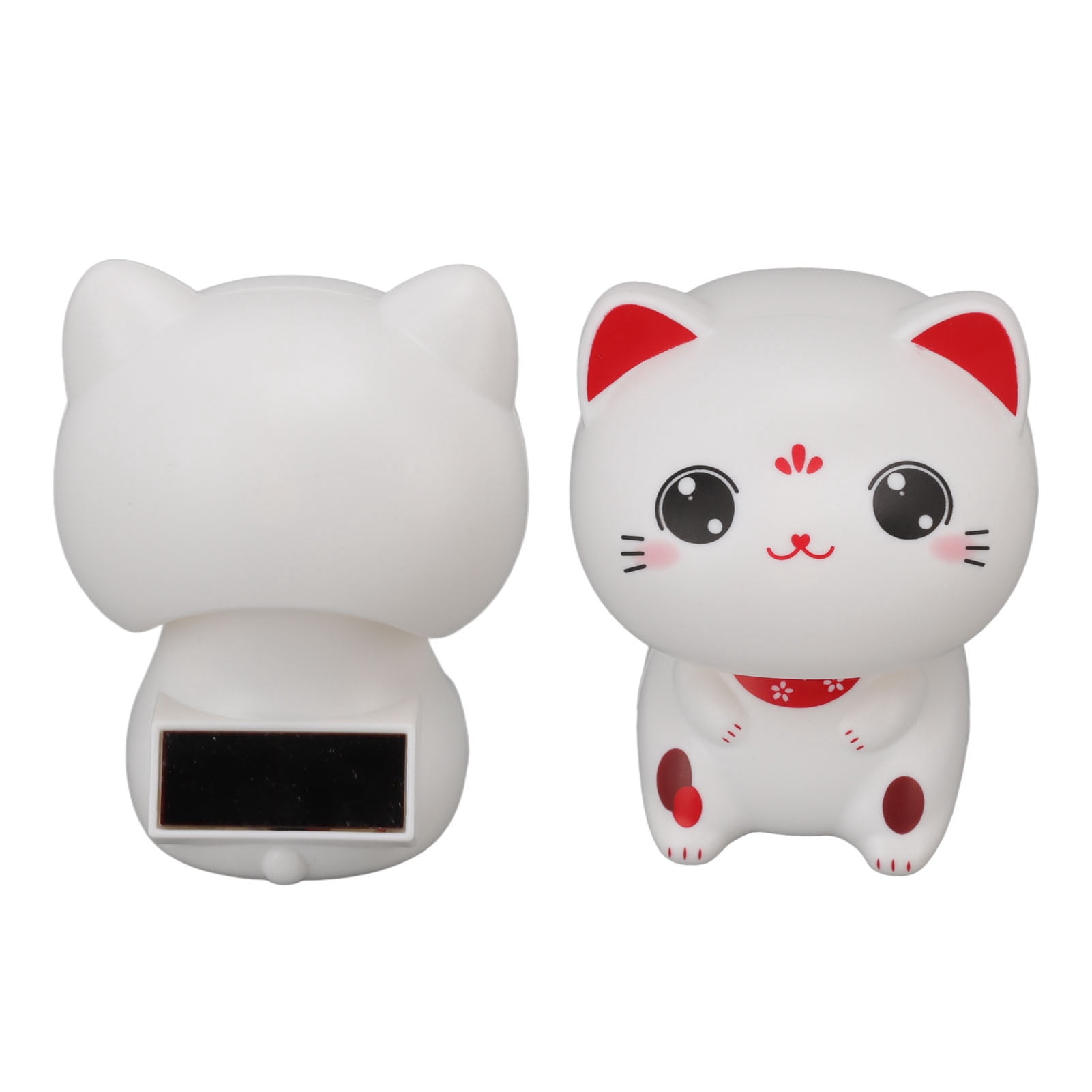 SALALIS Chat porte-bonheur à ondulation solaire Chat porte-bonheur agitant, ornement décoratif à