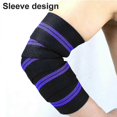 thumbnail image 4 of Knee Wraps -elastic Knee And Elbow Support Compression - For Powerlifting, Fitness,gym Workout, 4 of 5