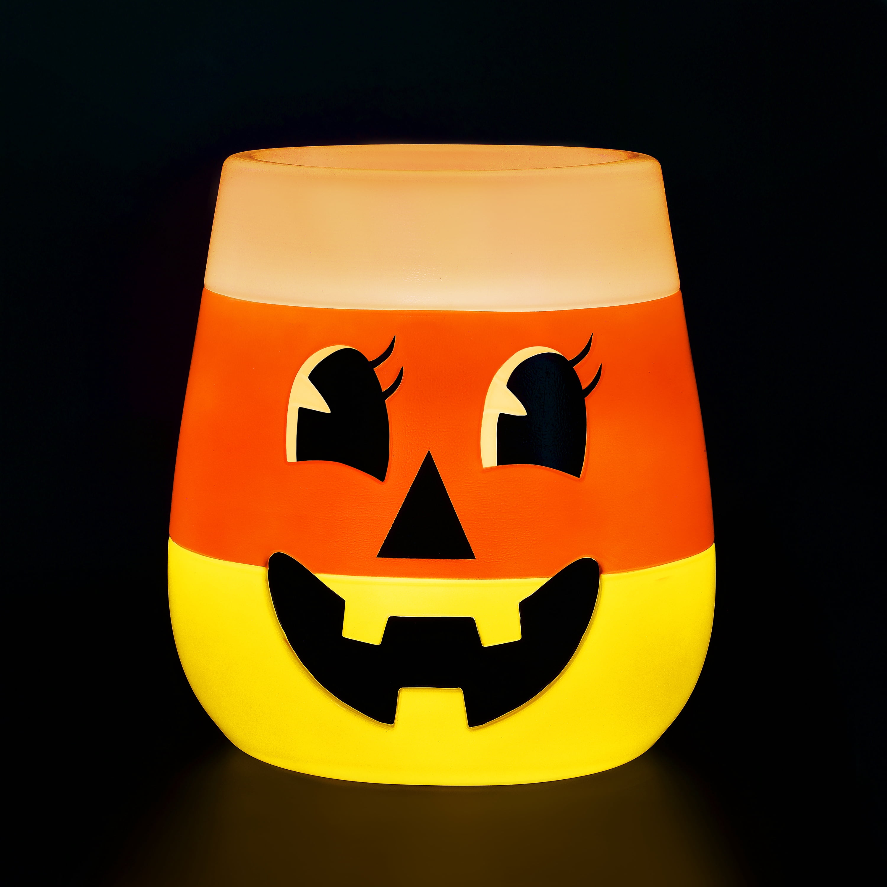 Mr. Halloween 18in Lit Blow Mold Candy Corn Bowl