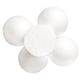 thumbnail image 1 of 5 bolas de espuma de poliestireno blanco para modelado infantil (120 mm), 1 of 7