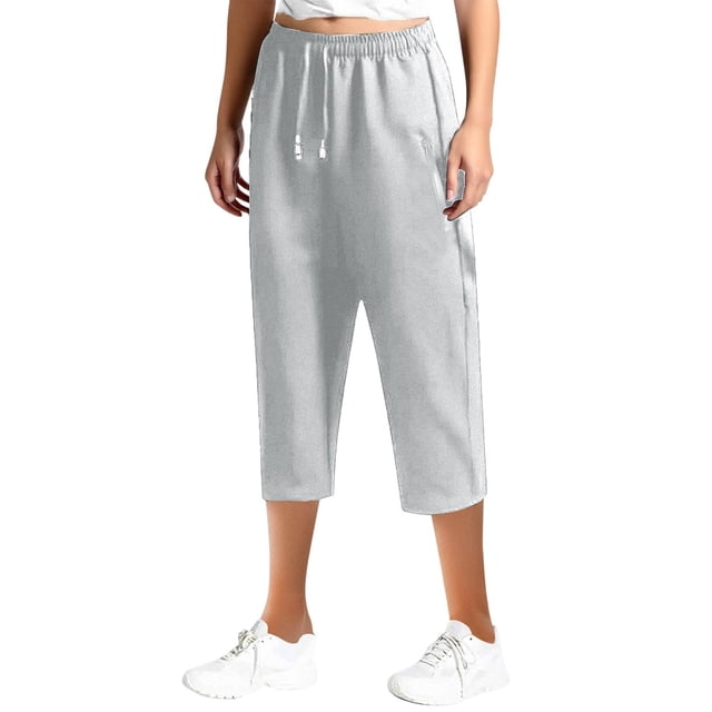 Pantalons pour Femmes Grande Taille Pantalons pour Dames Grande Taille Pantalons à Jambe Droite pour Femmes Pantalons à Jambe Grand pour Femmes Pantalons à Plis Pantalons de Pyjama pour Femmes Grande Taille2x Pantalons de Yoga Pantalons de Randonnée Légers pour Femmes