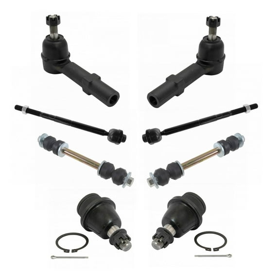TRQ Front Ball Joints Tie Rods Links Fits 07-14 Escalade Silverado Tahoe Sierra PSA43341 Fits select: 2007-2008 CHEVROLET SILVERADO, 2011 CHEVROLET SILVERADO K1500 LT