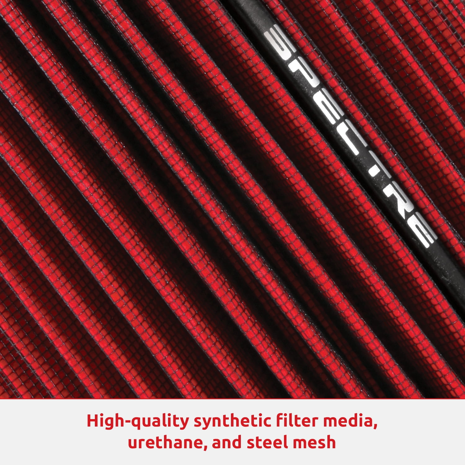 T Base OD // 5.156in Flange ID // 6.063in Spectre HPR Conical Air Filter 2.75in
