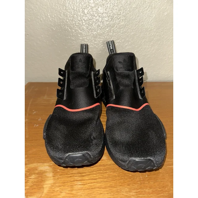 Size 11.5 Adi - das NMD R1 Men’s Shoes Black Core Solar Sneakers Boost EE5085