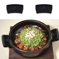 thumbnail image 3 of 3 Pairs Mini Oven Mitts Heat Resistant Cooking Clamp Handle Silicone Potholders (Random Color), 3 of 5