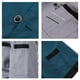 thumbnail image 1 of Wosthever Chaqueta de chef Uniforme Manga corta Ropa de cocina del hotel Abrigo de cocinero Gris 2XL, 1 of 1