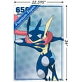 thumbnail image 3 of Pokémon - Greninja 658 Wall Poster with Pushpins, 22.375" x 34", 3 of 6