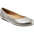 thumbnail image 2 of Softwalk Women's Sonoma Ballet Flats, Platinum, 11 Extra Wide, 2 of 8