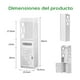 thumbnail image 4 of Estante De Almacenamiento Baño Organizador Gabinete De Pie, 4 of 4