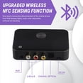 thumbnail image 4 of Receptor y Transmisor Bluetooth 5.3 NFC 2 en 1 Adaptador de Audio Digital A Analógico Óptico Coaxial Auxiliar de 3,5 mm, 4 of 5