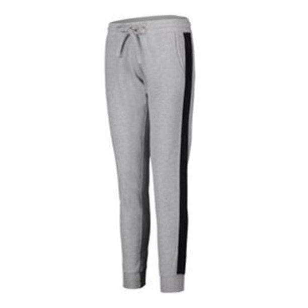 MV Sport - MV Sport - Women's French Terry Side Stripe Joggers - Color - Grey Heather - Size