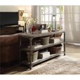 thumbnail image 2 of Bowery Hill Console Table in Weathered Oak and Antique Silver, 2 of 2