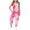 Pink, variant on Sentmoon Jumpsuits for Girls Dressy Thin Strap Sleeveless Regular Rompers V Neck Tie Dye Print Summer Outfits with Pockets Trendy Girls for Weekend Brunch Black 5 Years
