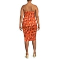 thumbnail image 3 of Derek Heart Juniors' Plus Summer Clearance Size Strapless Bodycon Dress with Cutout Women's Plus, 3 of 5