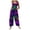 C-Purple310, variant on DHFJKG Women's Jumpsuits Summer Bib Overalls Carnival Printed One Piece Outfits Sleeveless Wide Leg Pants Rompers With Pockets Rave Party Trendy Onesie