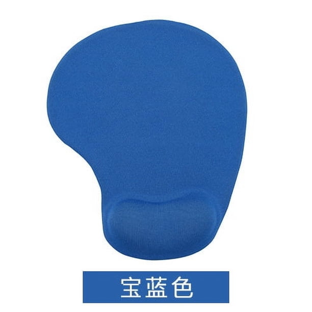 Xiao Hua Almohadilla ergonómica para ratón con soporte para muñecas, cómoda almohadilla de gel para ratón, almohadilla de goma antideslizante para ordenador, ideal para oficina y hogar (azul)
