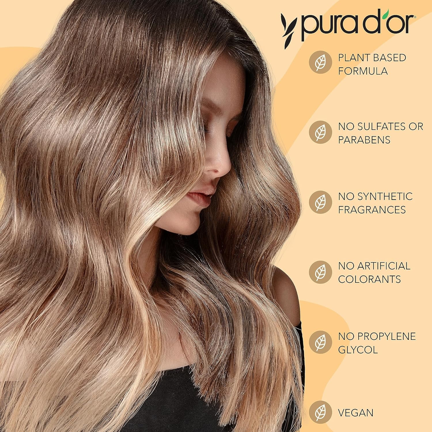 PURA D'OR MD Maximum Defense Anti-Thinning Shampoo & Deep Moisturizing Conditioner Set (16 Fl Oz X 2)