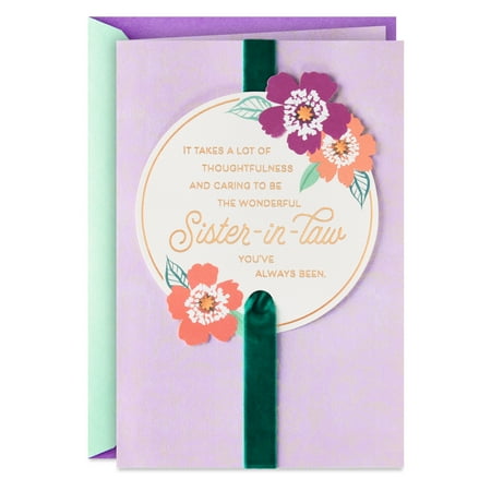 Hallmark Religious Birthday Card for Sister-in-Law (Such a Wonderful Blessing)