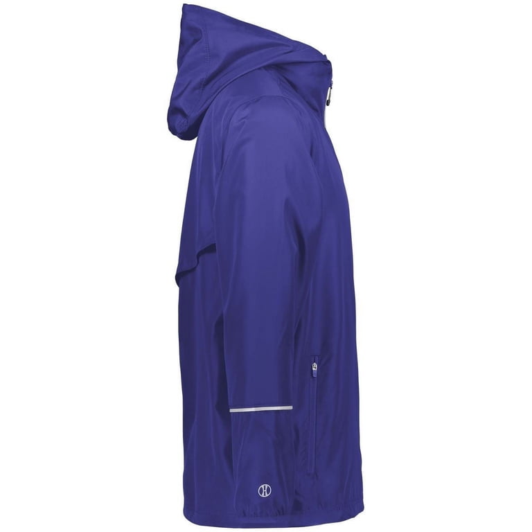 Holloway Packable Hooded Jacket, Purple - Small - Walmart.com