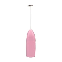 VerPetridure Pink Blender *Size 33* Mini Household Electric Milk Frother Stainless Steel Whisk Fancy Coffee Frother