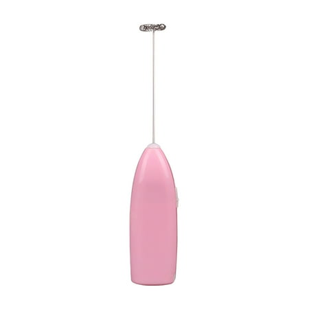 

Mini Household Electric Milk Frother Stainless Steel Whisk Fancy Coffee Frother