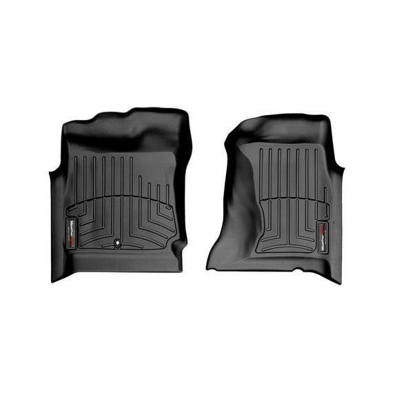 WeatherTech Custom Fit FloorLiners compatible with 2001-2003 Dodge Durango - 1st Row (Driver & Passenger), Black
